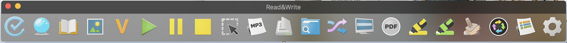 Read&Write toolbar