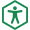 Green hexagonal accessibility score icon